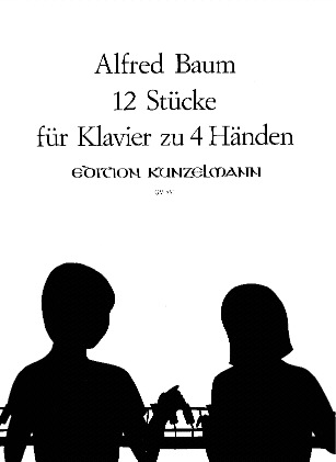 12 Stcke fr
                Klavier zu 4 Hnden