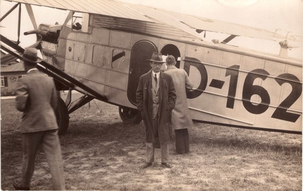 Alfred Baum - Abflug nach Hamburg 1929